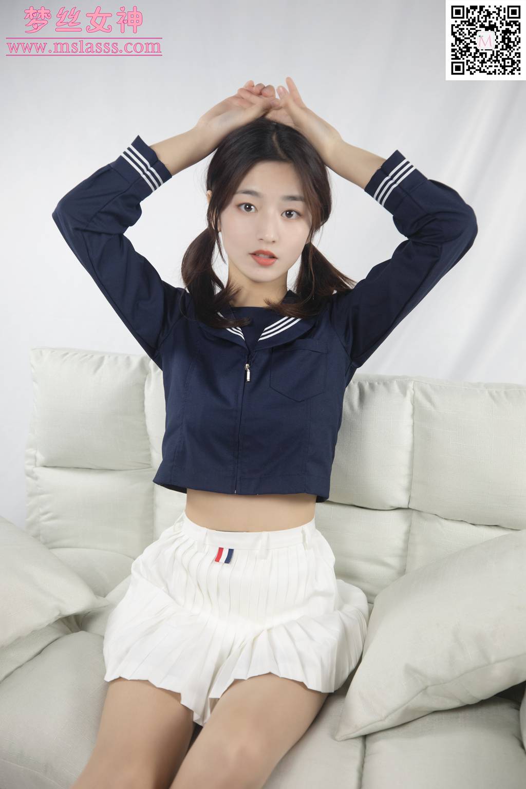 [MSLASS梦丝女神] – 璇璇 长筒袜