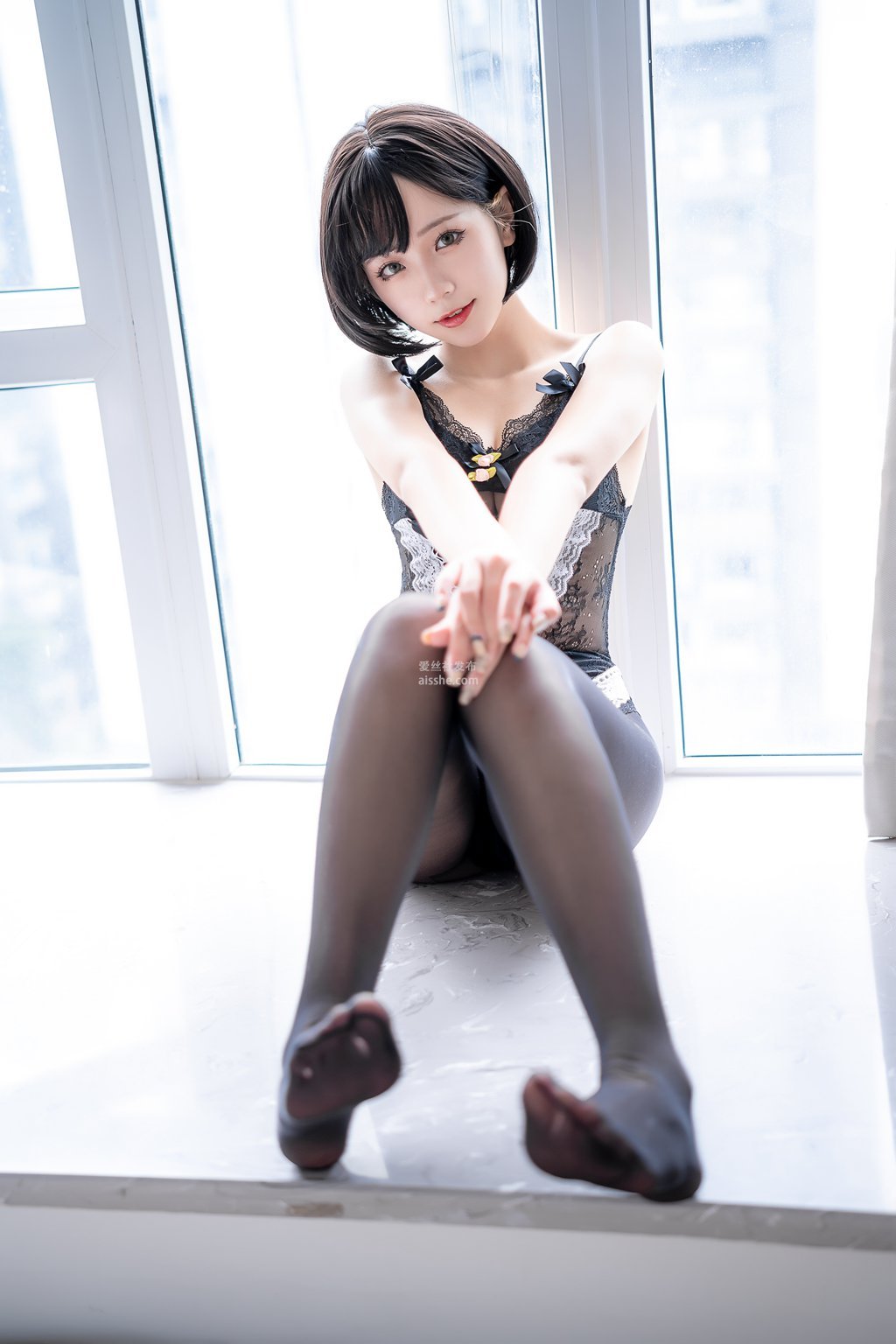 网红Coser@蓝小沂KiKi -黑色