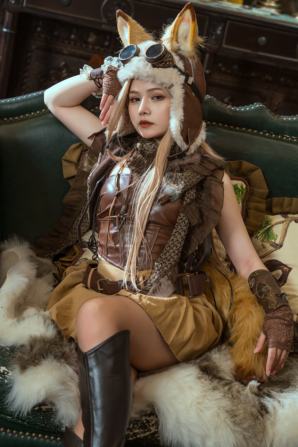 网红Coser@七月喵子-幻想兽娘集-月食本-波克塔耶子