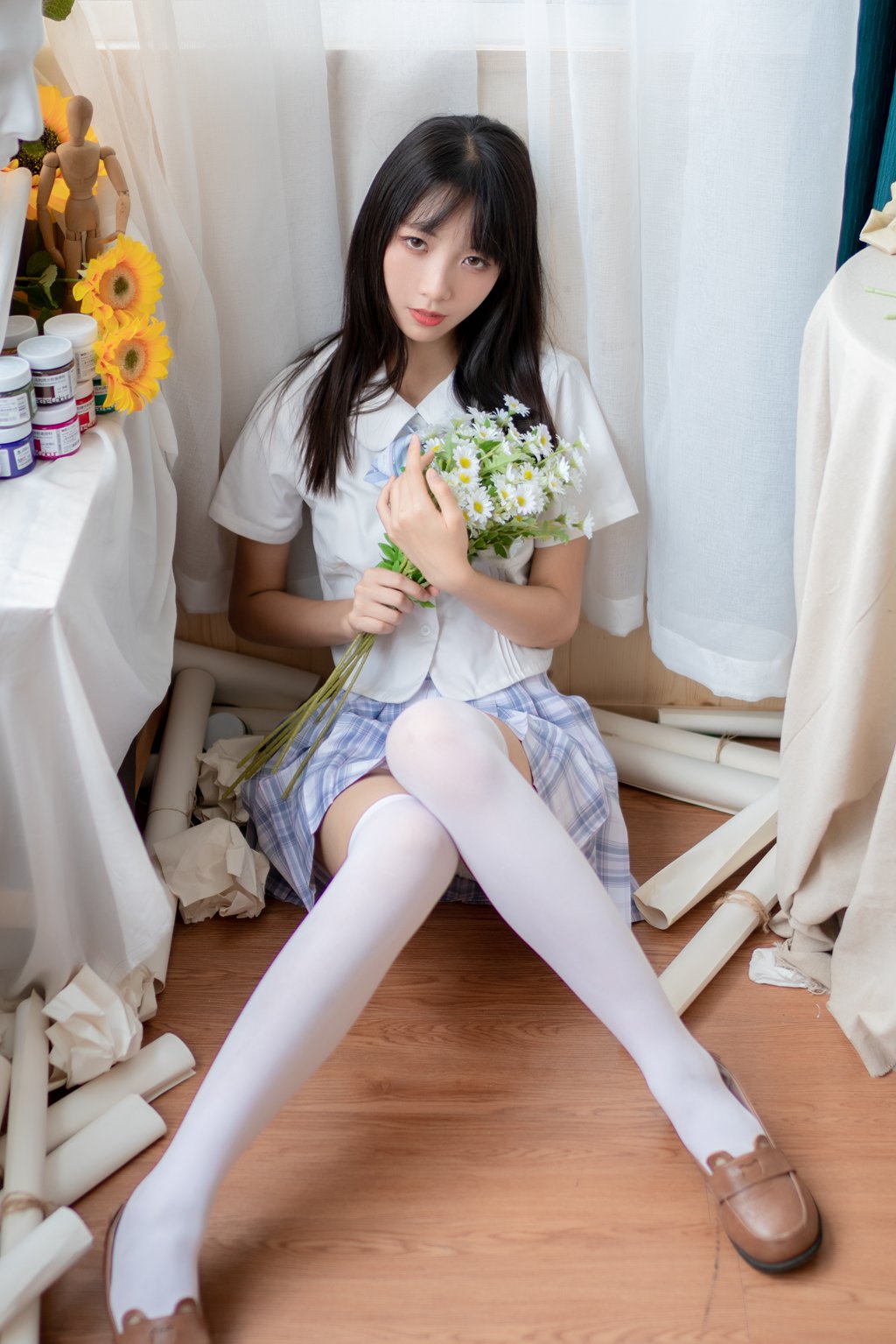 网红Coser@西呱呀呀呀- JK校服
