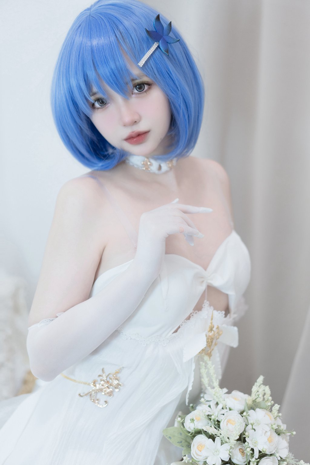 网红Coser@疯猫ss 圣诞JK